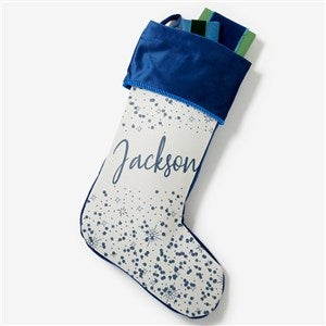 Starburst Name Personalized Christmas Stockings - 43076-BL