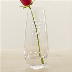 Always In Bloom Personalized Romantic Bud Vase - 4309-N