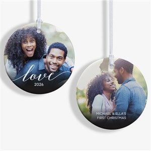 Love Personalized Photo Ornament - Glossy - 2 Sided - 43132-2S