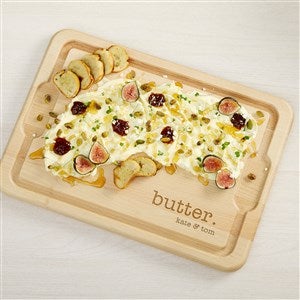 Write Your Own Personalized Hardwood Butter Board- 18x24 - 43157-XXL