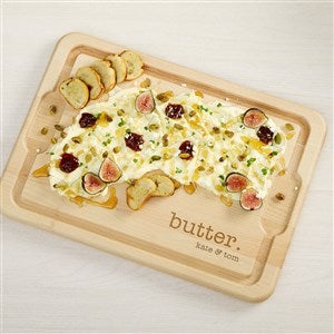 Write Your Own Personalized Hardwood Butter Board- 12x17 - 43157