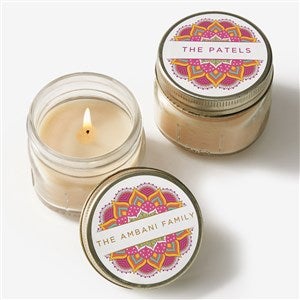 Diwali Personalized Mason Jar Candle - 43168