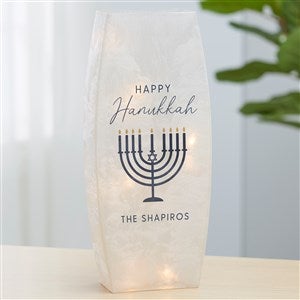 Love and Light Personalized Hanukkah Frosted Tabletop Light - Small - 43179-S