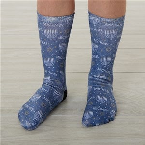 Spirit of Hanukkah Personalized Kids Socks - 43185