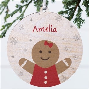 Christmas Characters Personalized Ornament-3.75 Wood - 1 Sided - 43209-1W