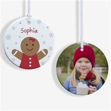 Christmas Characters Personalized Ornament- 2.85 Glossy - 2 Sided - 43209-2S