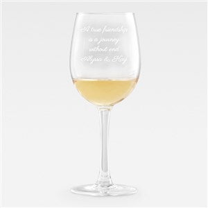 Engraved Message White Wine Glass for Her - 43257-W