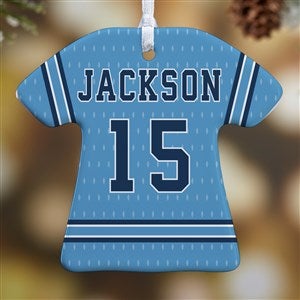 1-Sided Sports Jersey Personalized T-Shirt Ornament - 43308-1