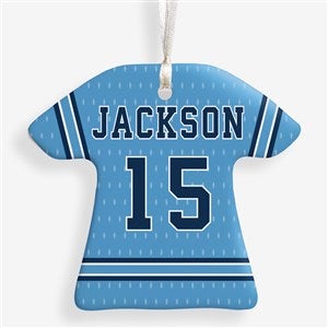 1-Sided Sports Jersey Personalized T-Shirt Ornament - 43308-1