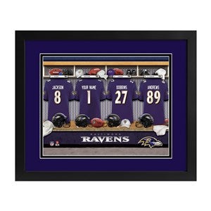 framed ravens jersey