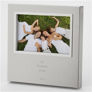 Engraved Silver Uptown 4x6 Picture Frame- Horizontal/Landscape - 43396-H