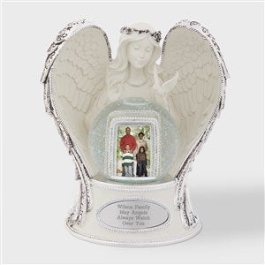 Engraved Family Guardian Angel Snow Globe - 43428