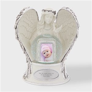 Engraved New Babys Guardian Angel Snow Globe - 43430