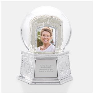 Engraved Memorial Photo Snow Globe - 43437