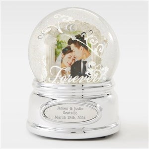 Engraved Wedding Photo Snow Globe - 43590