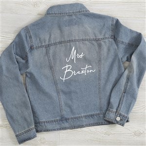 Bride Embroidered Jean Jacket - 43658