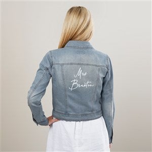 Bride Embroidered Jean Jacket - 43658