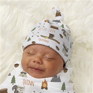 Woodland Adventure Personalized Top Knot Hat - 43680