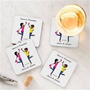 Cheers to Friendship philoSophies® Personalized Coaster-2 Friends - 43722-2