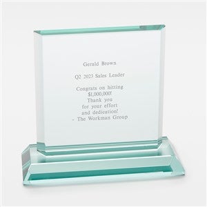 Engraved Jade Glass Team Award- Medium - 43736