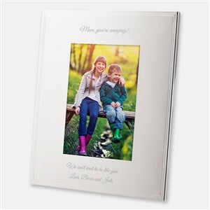Tremont Personalized Silver Picture Frame for Mom - Vertical 5x7 - 43760-V