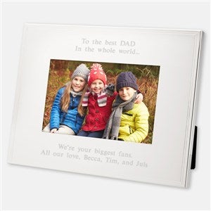 Dad Tremont Silver Picture Picture Frame - Horizontal 5x7 - 43763-H