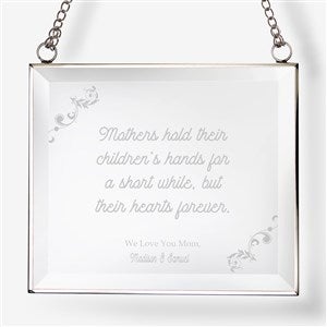 Dear Mom Personalized Glass Suncatcher - 43790