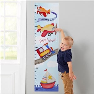 Transportation Personalized Wall Decor Growth Chart - 43875