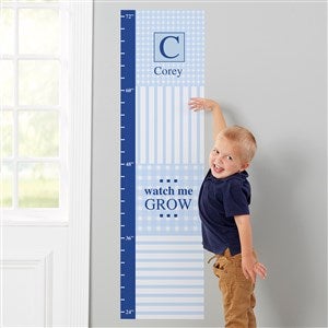 Gingham Personalized Wall Decor Growth Chart - 43877
