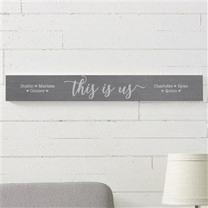 This Is Us Personalized Wooden Sign - 43893