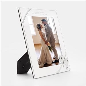 Engraved Lenox "True Love" Wedding 8x10 Picture Frame - 43906