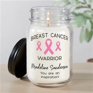 Choose Your Awareness Ribbon Personalized Farmhouse Candle Jar - 43928