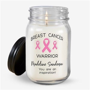 Choose Your Awareness Ribbon Personalized Farmhouse Candle Jar - 43928