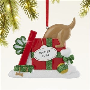 Dog Present Personalized Ornament - 43949