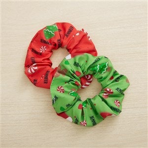 Baking Spirits Bright Personalized Scrunchie 2pc Set - 43965