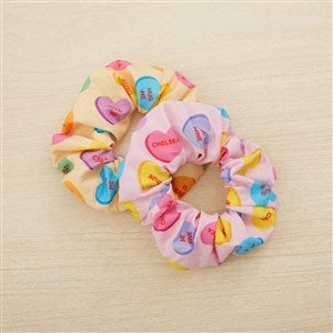 Conversation Hearts Personalized Scrunchie 2pc Set - 43970