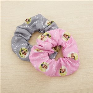 Photo Name Personalized Scrunchie 2pc Set - 43975