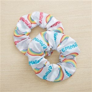 Rainbow Name Personalized Scrunchie 2pc Set - 43979