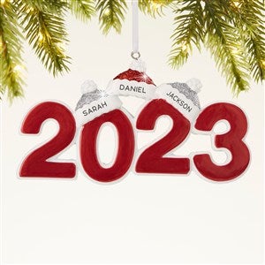 2023 Personalized Family Christmas Ornament - 3 Names - 43983-3