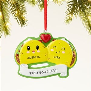Taco Family Personalized Ornament- 2 Names - 43984-2