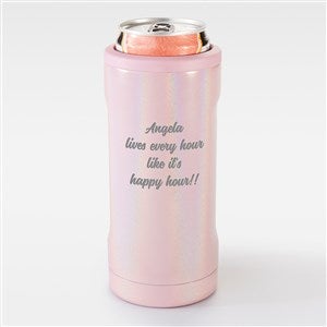 Engraved Brumate Insulated Slim Can Cooler - Pink - 44005-P