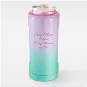 Engraved Brumate Mermaid Party Slim Can Cooler - 44007