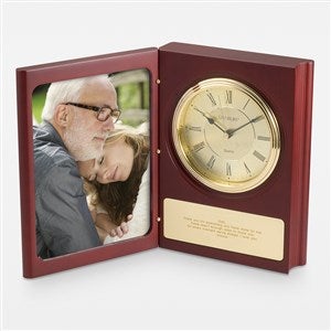 Engraved for Dad- Large Book Clock - 44016