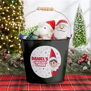 The Elf on the Shelf Personalized Large Metal Treat Buckets - Black - 44043-BL