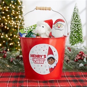 The Elf on the Shelf Personalized Large Metal Treat Buckets - Red - 44043-RL