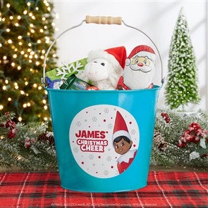 The Elf on the Shelf Personalized Large Metal Treat Buckets - Turquoise - 44043-TL