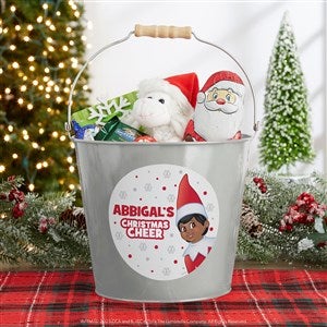 The Elf on the Shelf Personalized Large Metal Treat Buckets - Silver - 44043-SL
