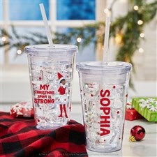 The Elf on the Shelf® Christmas Personalized 17 oz. Insulated Acrylic Tumbler - 44048