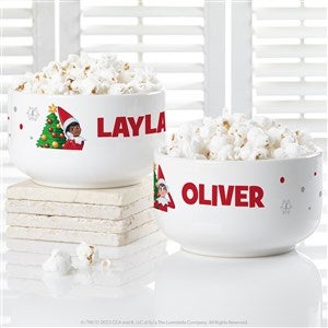 The Elf on the Shelf® Personalized 14 oz. Snack Bowl - 44049