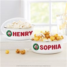 The Elf on the Shelf® Personalized Enamel Bowl with Lid - 44050